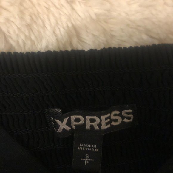 Express Mini Black Spaghetti Strap Dress with POCKETS! - Picture 7 of 7